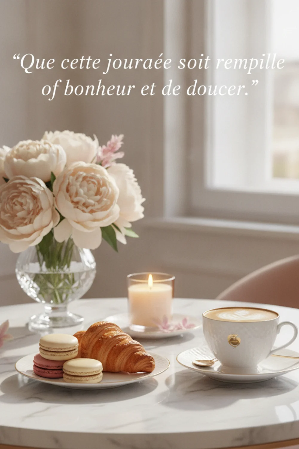 Que cette journée soit remplie de bonheur et de douceur.