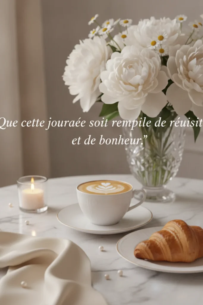 Que cette journée soit remplie de réussite et de bonheur.