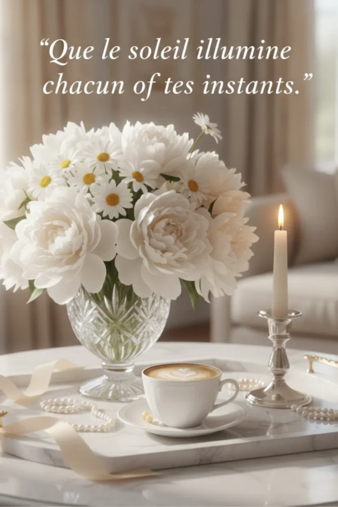 Que le soleil illumine chacun de tes instants.