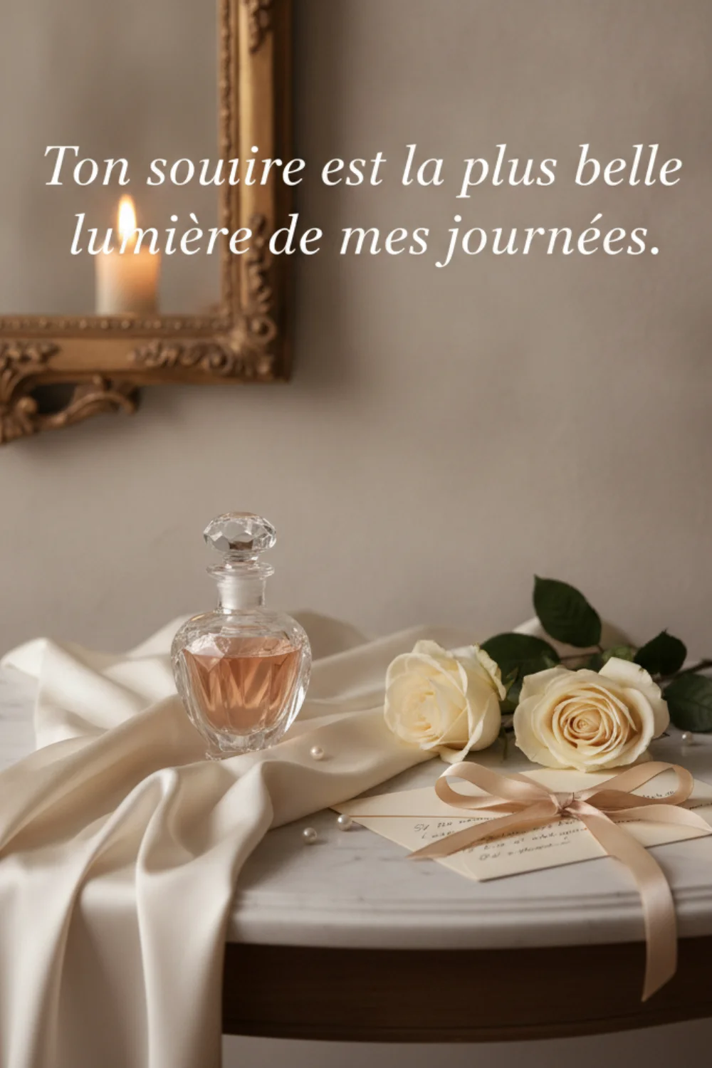 Ton sourire est la plus belle lumière de mes journées.