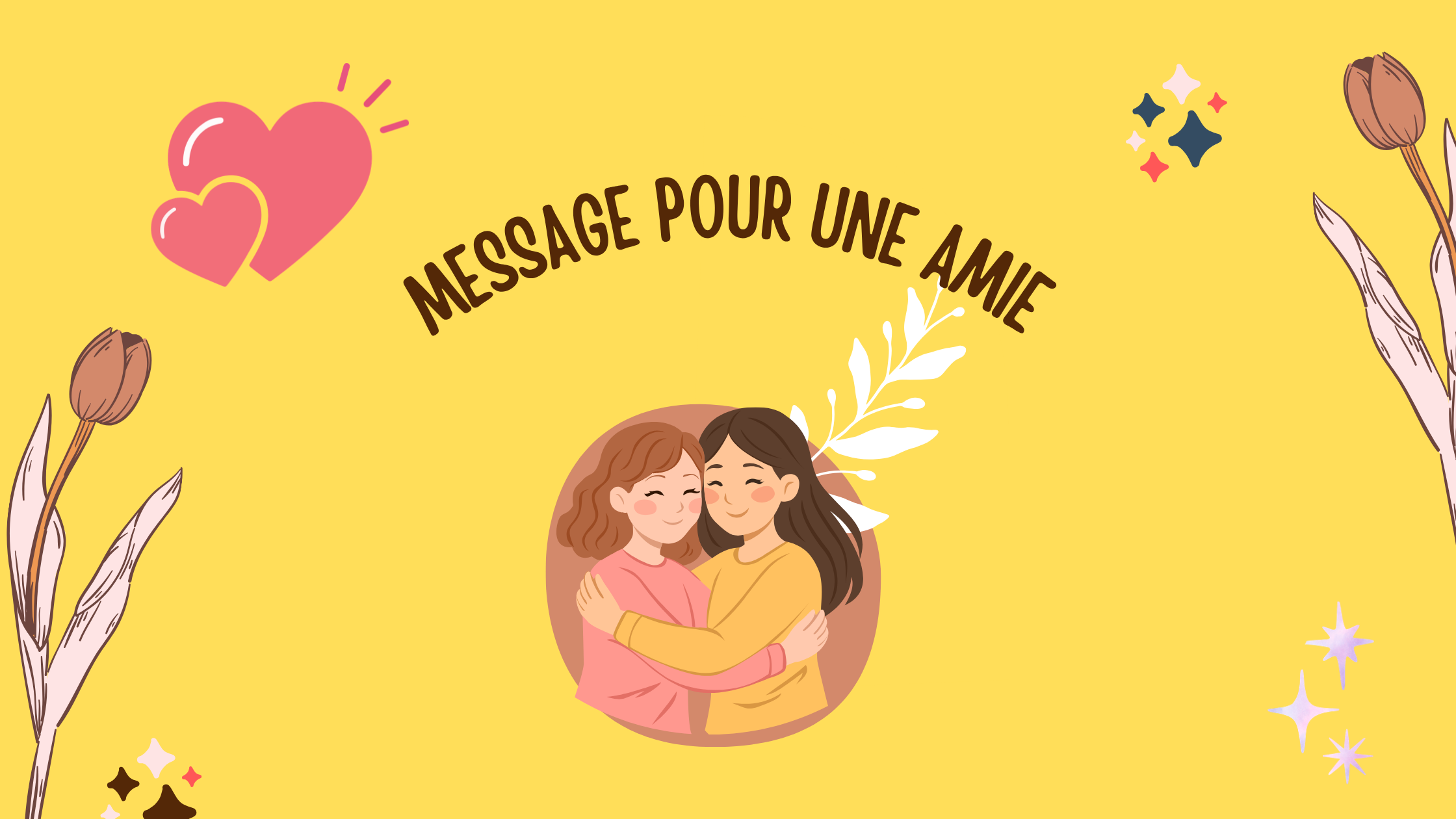 message pour une amie