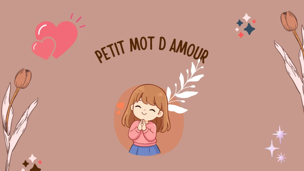 petit mot d amour