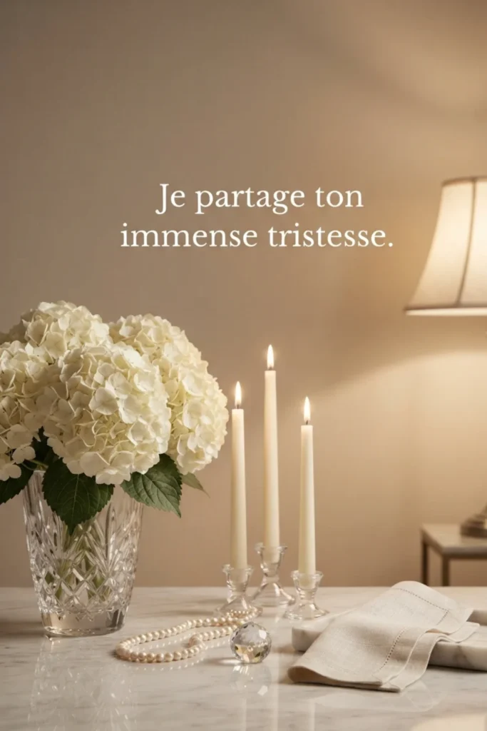 Je partage ton immense tristesse.