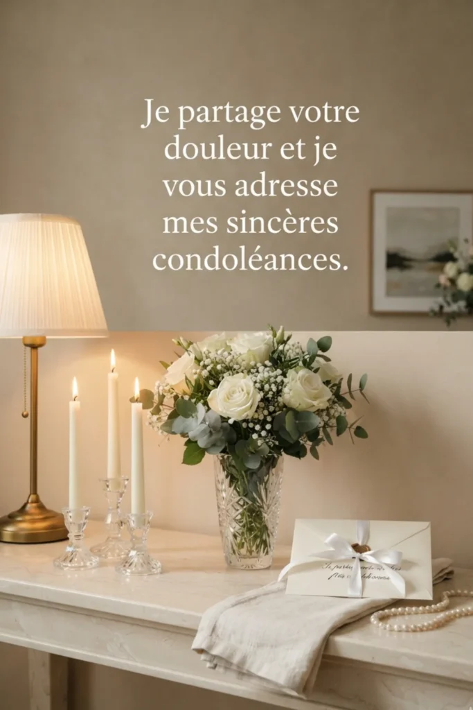 Je partage votre douleur et je vous adresse mes sincères condoléances.