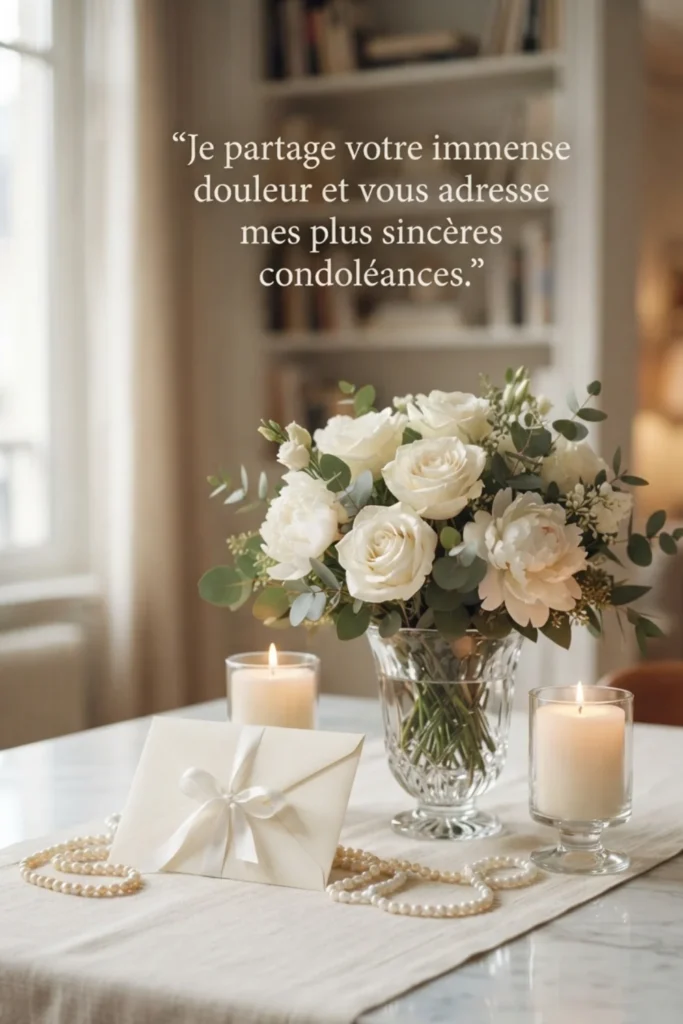 Je partage votre immense douleur et vous adresse mes plus sincères condoléances.