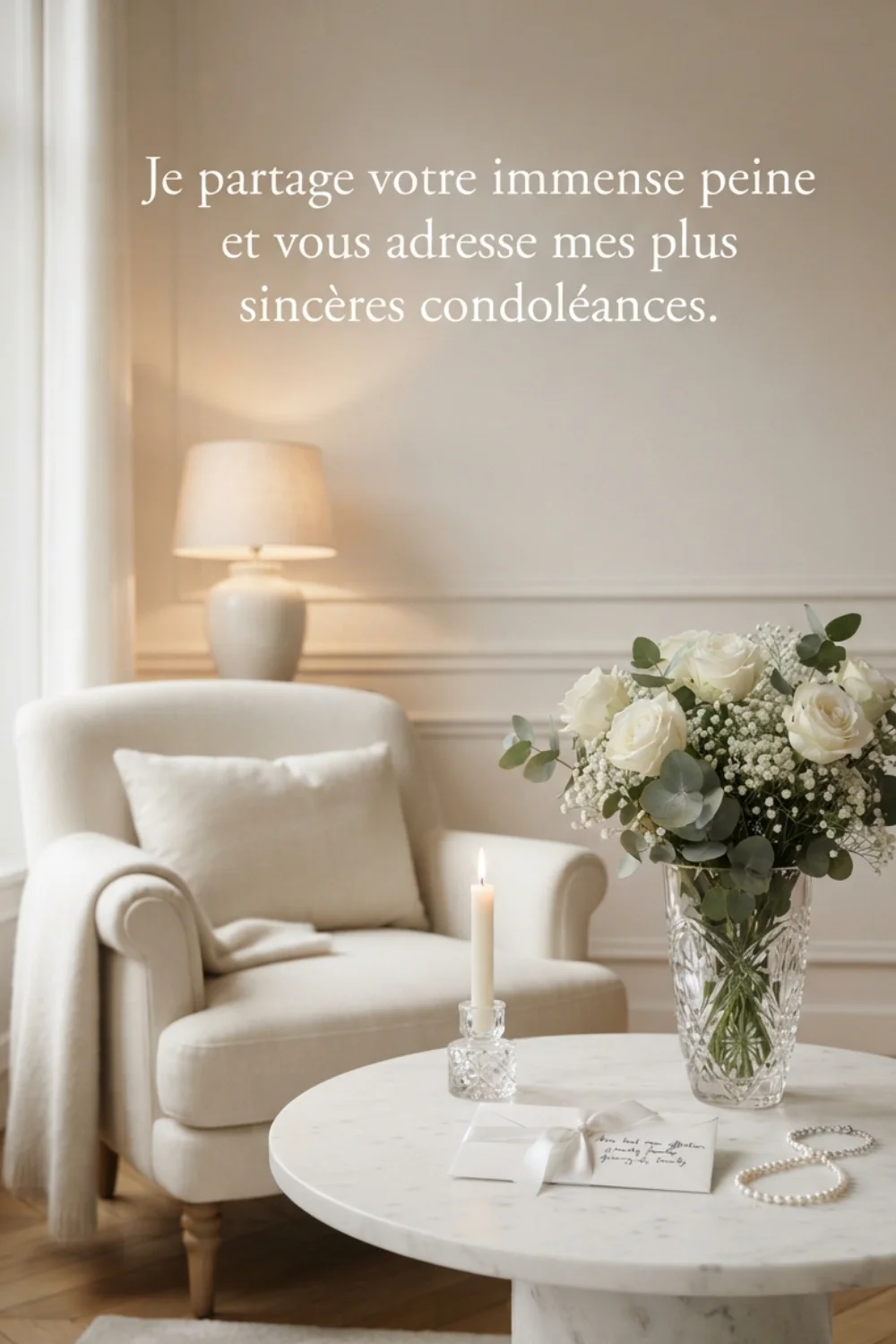 Je partage votre immense peine et vous adresse mes plus sincères condoléances.