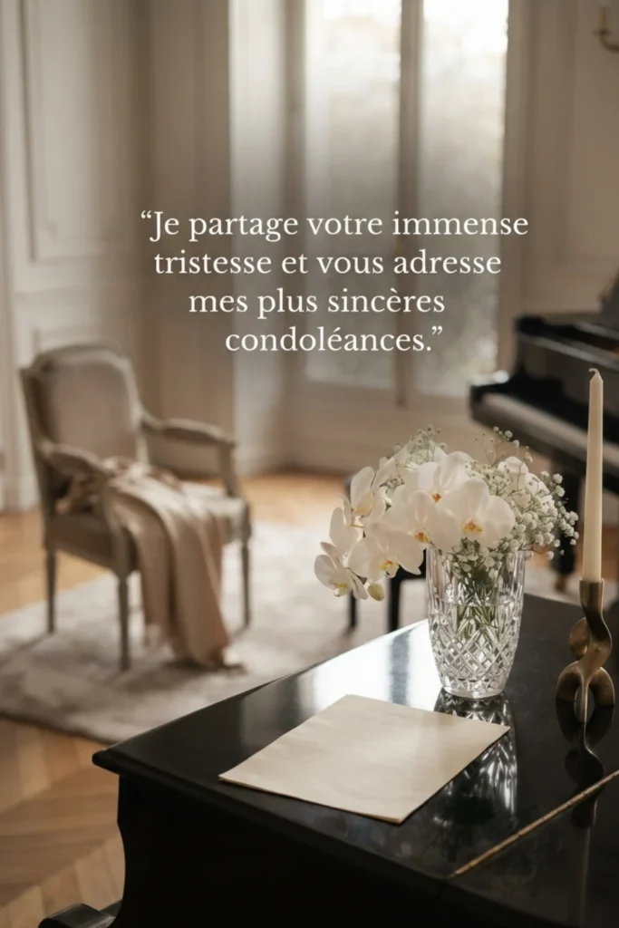 Je partage votre immense tristesse et vous adresse mes plus sincères condoléances.