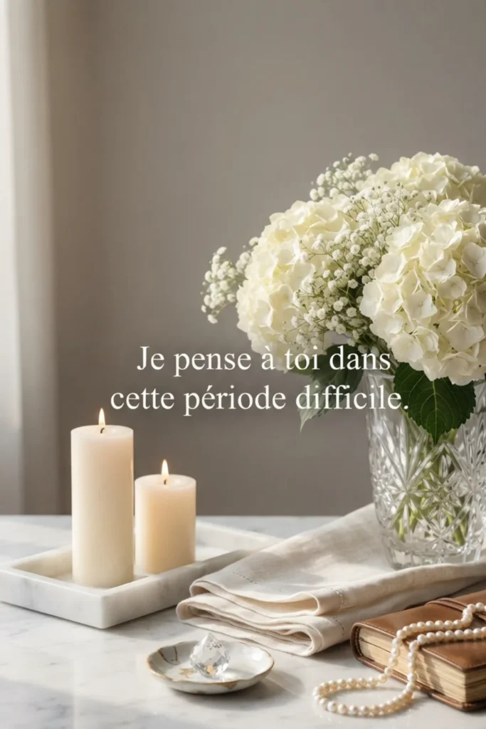 Je pense à toi dans cette période difficile.