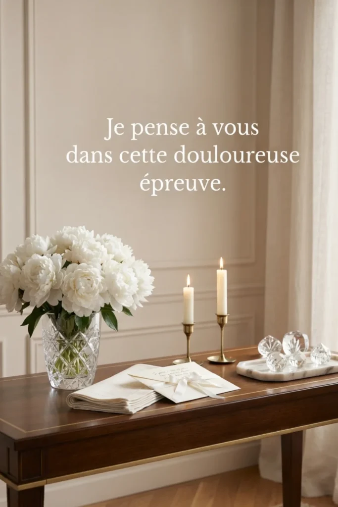 Je pense à vous dans cette douloureuse épreuve.