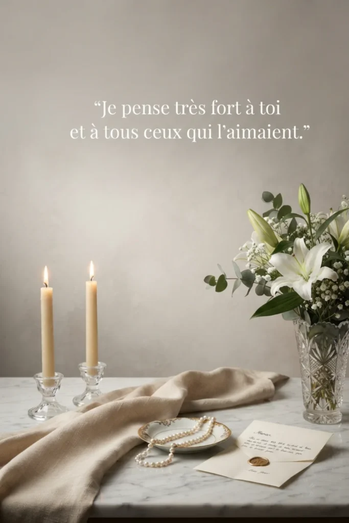 Je pense très fort à toi et à tous ceux qui l'aimaient.