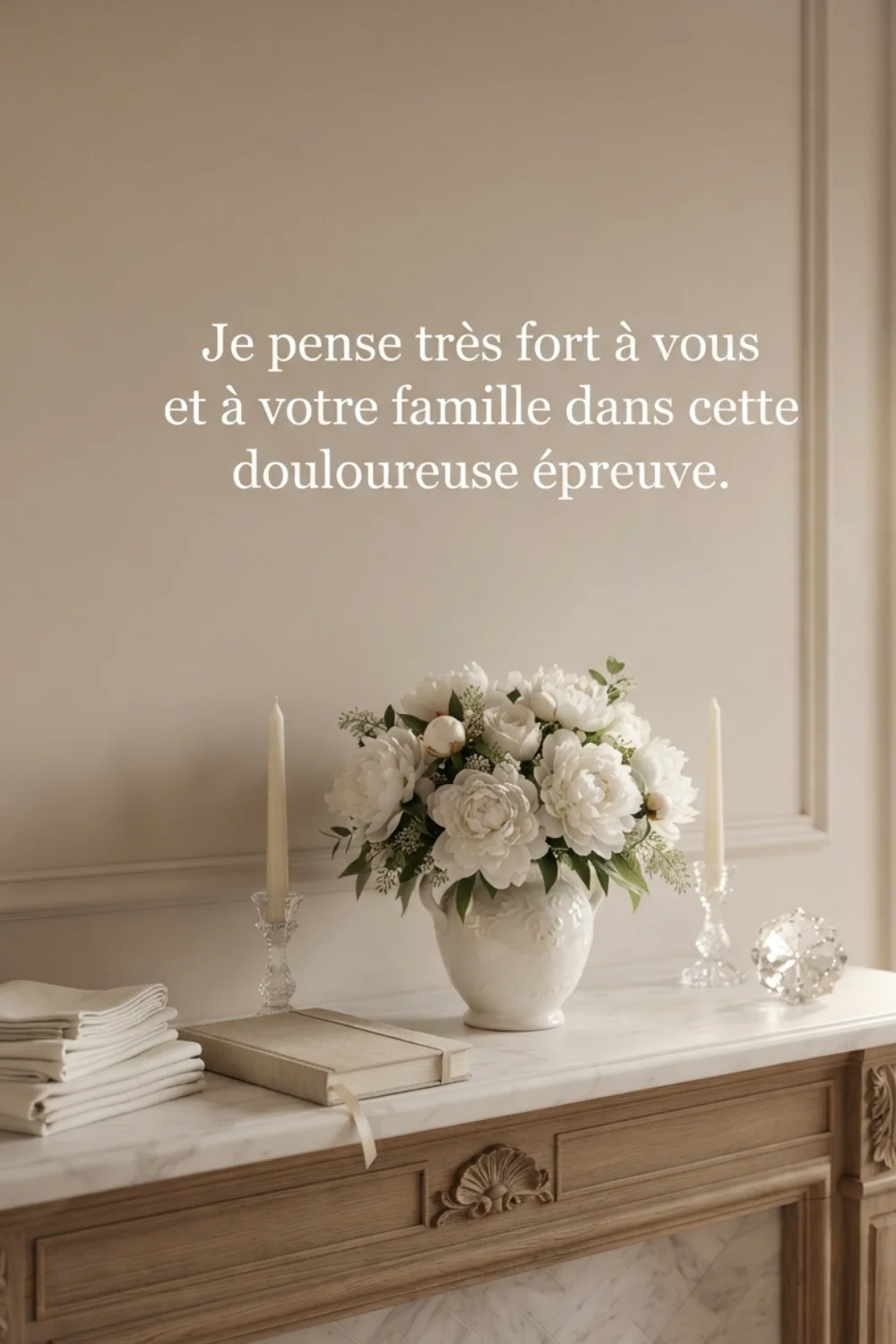 Je pense très fort à vous et à votre famille dans cette douloureuse épreuve.