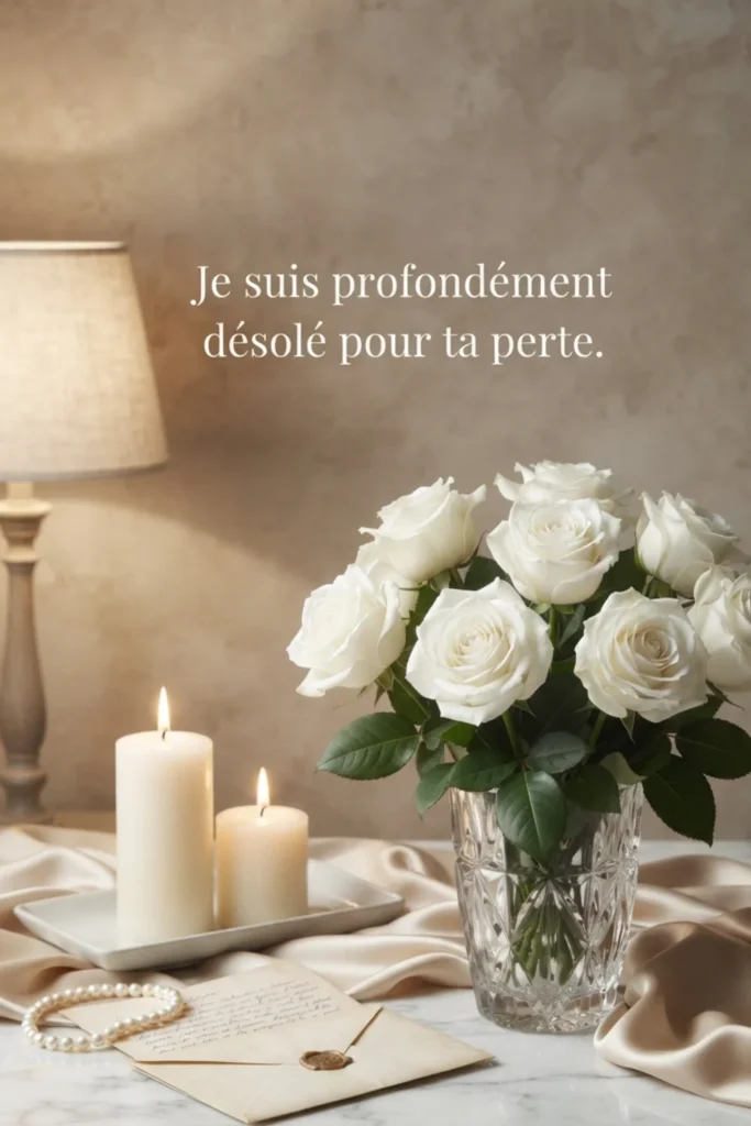 Je suis profondément désolé pour ta perte.