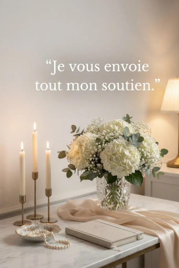Je vous envoie tout mon soutien.