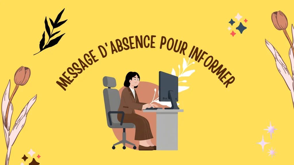 Message d'absence pour informer