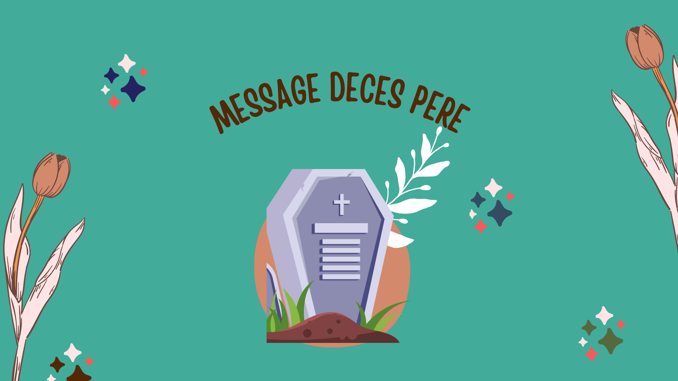 Message deces pere