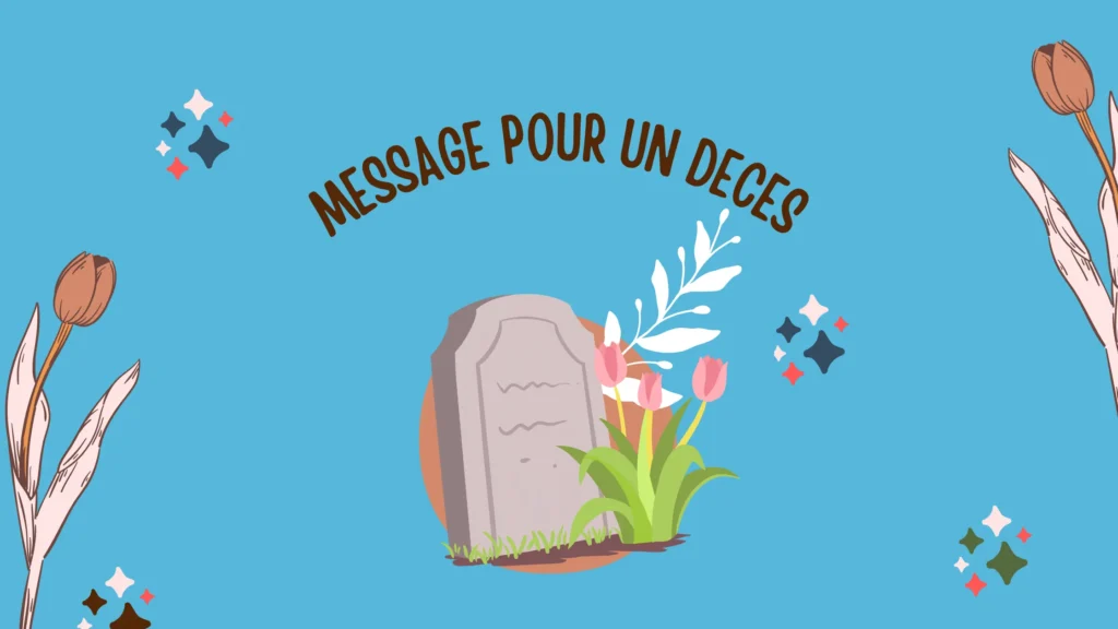 Message pour un deces