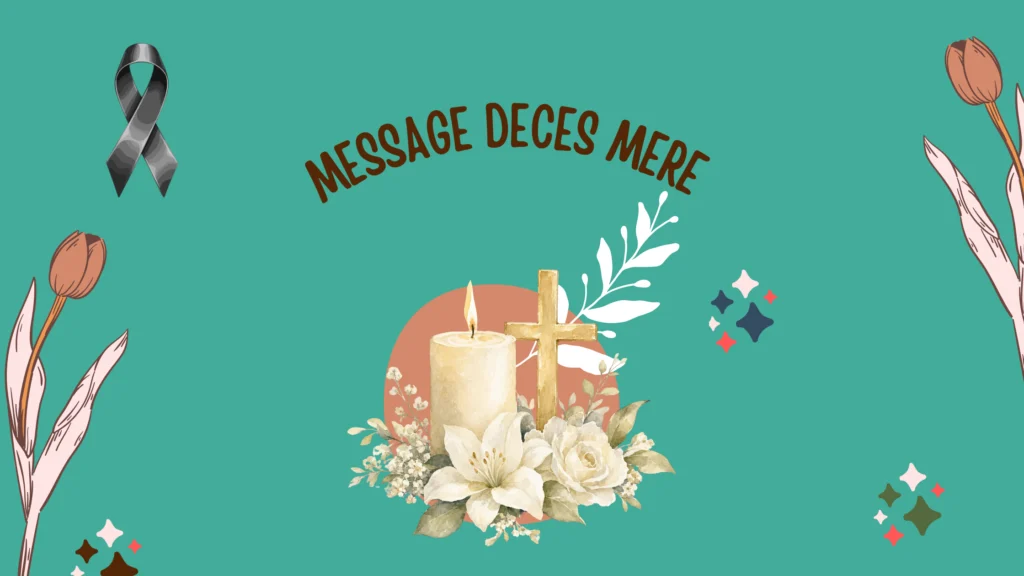 message deces mere